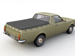 holden hg ute kingswood 1970 3D Model