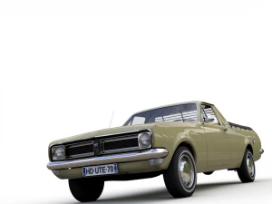 holden hg ute kingswood 1970 3D Model