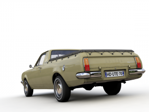 holden hg ute kingswood 1970 3D मॉडल