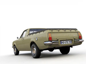 holden hg ute kingswood 1970 3D Model