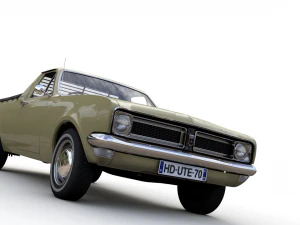 holden hg ute kingswood 1970 3D Model