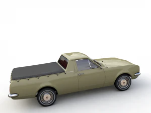 holden hg ute kingswood 1970 3D Model