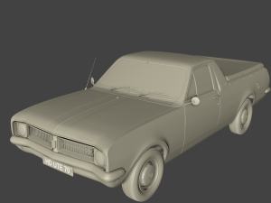 holden hg ute kingswood 1970 3D मॉडल