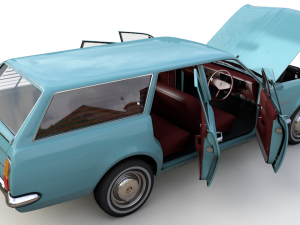 holden hg kingswood wagon 1970 3D Model
