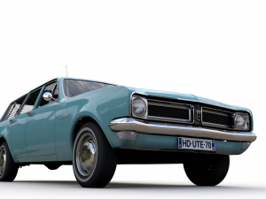 holden hg kingswood wagon 1970 3D Model