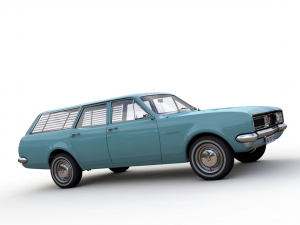 holden hg kingswood wagon 1970 3D Model