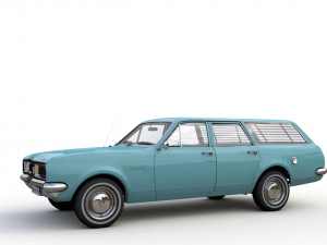 holden hg kingswood wagon 1970 3D Model