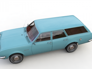 holden hg kingswood wagon 1970 3D Model
