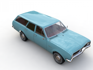 holden hg kingswood wagon 1970 3D Model