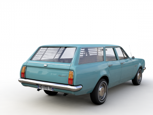 holden hg kingswood wagon 1970 3D Model
