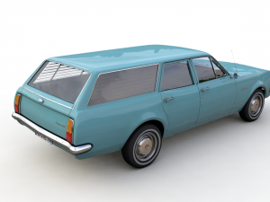 holden hg kingswood wagon 1970 3D Model