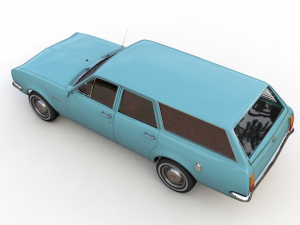 holden hg kingswood wagon 1970 3D Model
