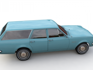 holden hg kingswood wagon 1970 3D Model