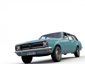 holden hg kingswood wagon 1970 3D Model