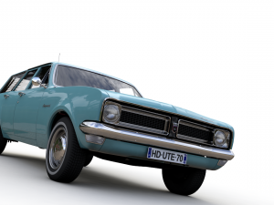 holden hg kingswood wagon 1970 3D Model