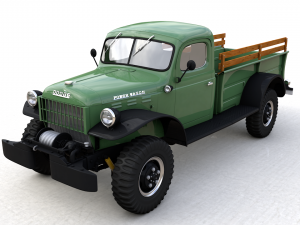 dodge power wagon 1946 3D Model