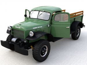 dodge power wagon 1946 3D 模型