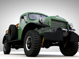 dodge power wagon 1946 3D 模型