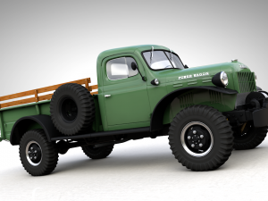 dodge power wagon 1946 3D 模型