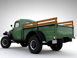 dodge power wagon 1946 3D 模型