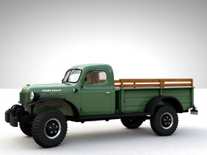 dodge power wagon 1946 3D 模型