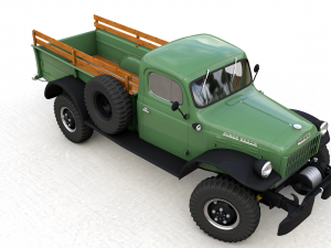 dodge power wagon 1946 3D 模型