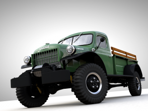 dodge power wagon 1946 3D 模型