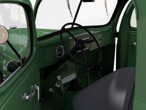 dodge power wagon 1946 3D 模型