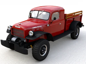 Dodge Power Wagon X-Cab 1946 3D Modell
