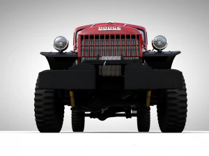 dodge power wagon x-cab 1946 3D Model