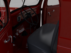 dodge power wagon x-cab 1946 3D Model