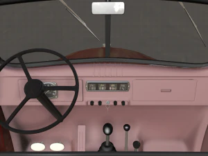 dodge power wagon x-cab 1946 3D Model