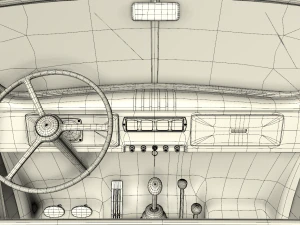 dodge power wagon x-cab 1946 3D Model
