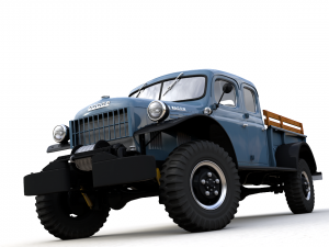 dodge power wagon crew cab 1946 3Dモデル