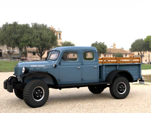 dodge power wagon crew cab 1946 3D Model