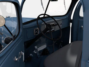 dodge power wagon crew cab 1946 3D Model