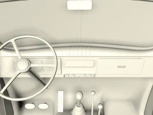 dodge power wagon crew cab 1946 3D Model