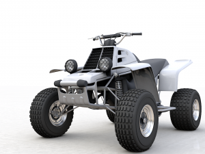 yamaha banshee 1987 3D Model