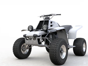 yamaha banshee 1987 3D Model