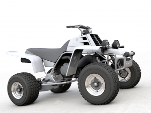 yamaha banshee 1987 3D Model