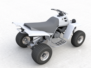 yamaha banshee 1987 3D Model