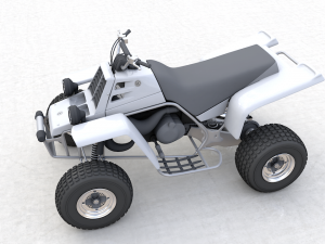 yamaha banshee 1987 3D Model