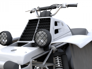 yamaha banshee 1987 3D Model