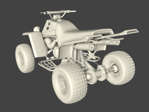 yamaha banshee 1987 3D Model