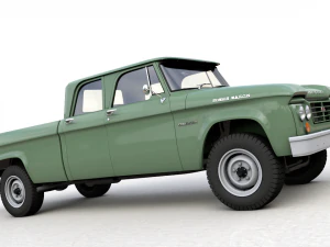 dodge power wagon crewcab 1964 3D Model