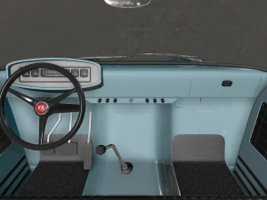dodge power wagon crewcab 1964 3D Model