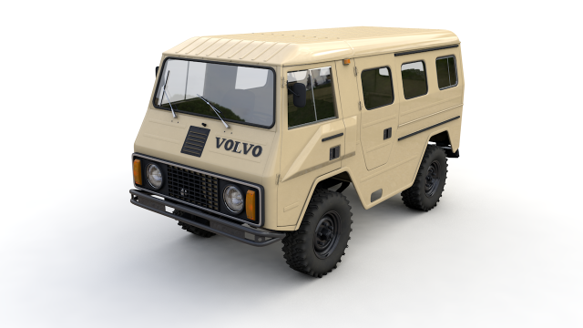 volvo laplander c202 1977 3D 模型 .c4d .max .obj .3ds .fbx .stl .blend 