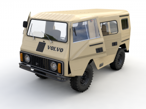 volvo laplander c202 1977 3D 模型