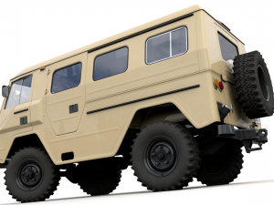 volvo laplander c202 1977 3D 模型