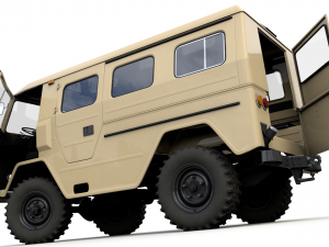 volvo laplander c202 1977 3D 模型
